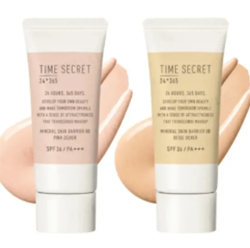 TIME SECRET MINERAL MEDICATED SKIN BARRIER BB PINK OCHER